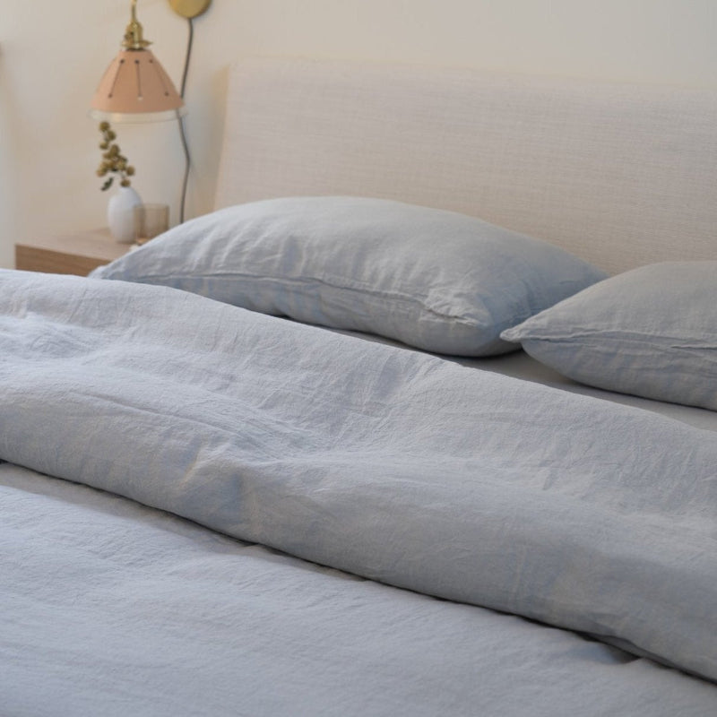 Sömn Premium Linen Bedding Duvet Cover  #color_cloud-grey
