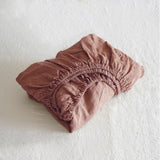 Sömn Luxury Linen Bedding | Fitted Sheet Linen Bedding Sömn Home King Kidney Bean #color_kidney-bean