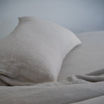 Sömn Luxury Linen Bedding | Pillowcase (single) Linen Bedding Sömn Home Sand #color_sand