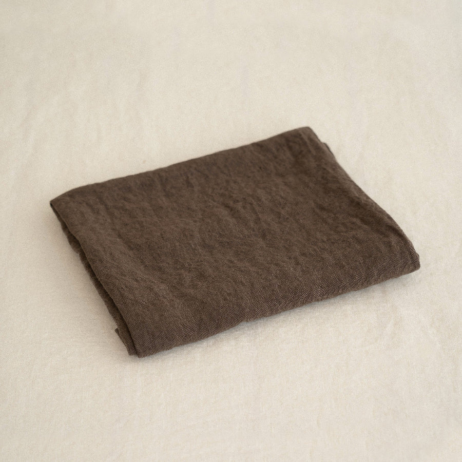 Sömn Luxury Linen Bedding | Pillowcase (single) Linen Bedding Sömn Home Double/Queen Chocolate #color_chocolate