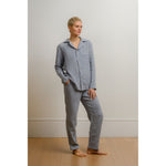 Sömn Premium Linen Sleep & Lounge Pants | Sömn Home #color_lake_blue