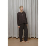 Sömn Premium Organic Cotton Gauze Sleepwear | Loungewear Pants Sömn Home #color_prune