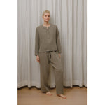 Sömn Premium Organic Cotton Gauze Sleepwear | Loungewear Pants Sömn Home #color_olive