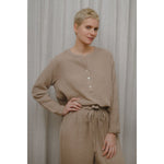 Sömn Premium Organic Cotton Gauze Sleepwear | Loungewear Sömn Home #color_chai