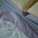 Sömn Luxury Linen Bedding | Fitted Sheet Linen Bedding Sömn Home #color_cloud-grey