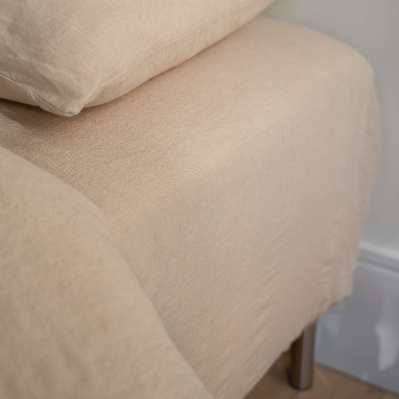 Sömn Luxury Linen Bedding | Pillowcase (single) Linen Bedding Sömn Home #color_nude